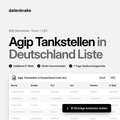Agip Tankstellen in Deutschland Liste – B2B Adressliste als Excel und CSV