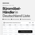 Büromöbel-Händler in Deutschland Liste – B2B Adressliste als Excel und CSV