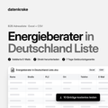Energieberater in Deutschland Liste – B2B Adressliste als Excel und CSV
