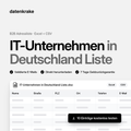 IT-Unternehmen in Deutschland Liste – B2B Adressliste als Excel und CSV