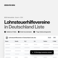 Lohnsteuerhilfevereine in Deutschland Liste – B2B Adressliste als Excel und CSV