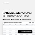 Softwareunternehmen in Deutschland Liste – B2B Adressliste als Excel und CSV