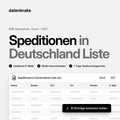Speditionen in Deutschland Liste – B2B Adressliste als Excel und CSV