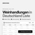 Weinhandlungen in Deutschland Liste – B2B Adressliste als Excel und CSV