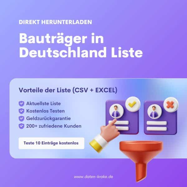 Bauträger in Deutschland Liste