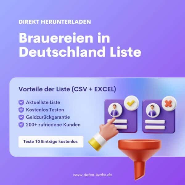 Brauereien in Deutschland Liste