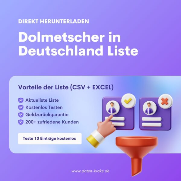 Dolmetscher in Deutschland Liste