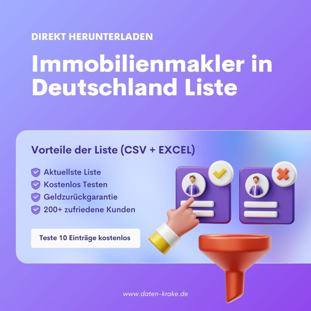 Immobilienmakler in Deutschland Liste