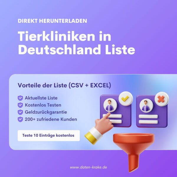 Tierkliniken in Deutschland Liste