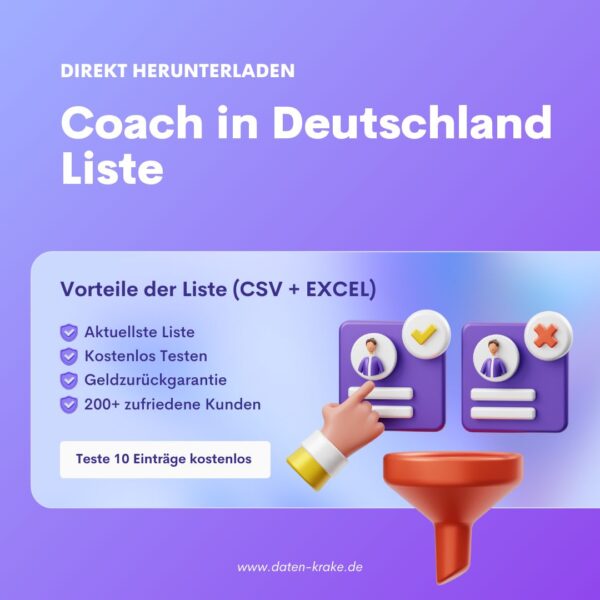Coach in Deutschland Liste