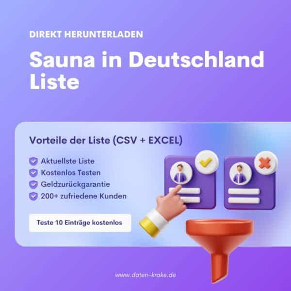 Sauna in Deutschland Liste